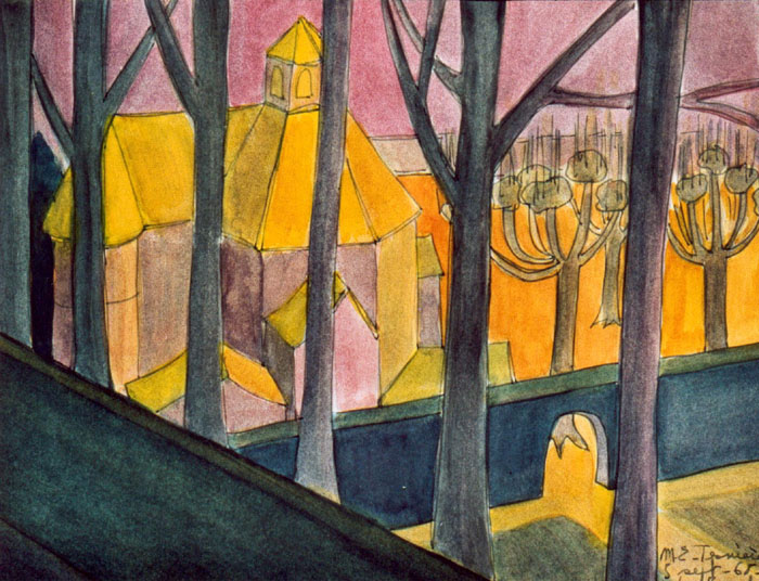 Chapelle de l'adoration (d'après un dessin fait à Rennes)