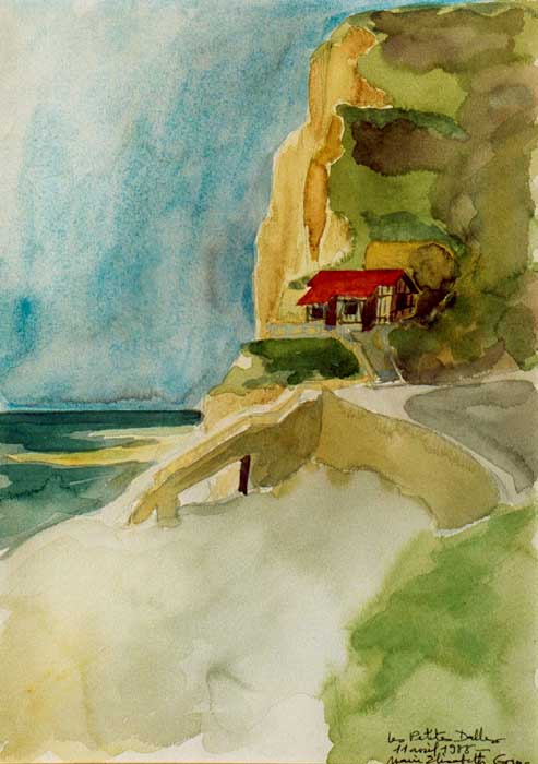 Les Petites Dalles : la plage sans les cabines