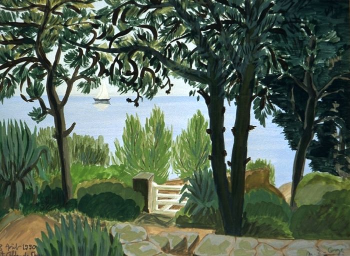 Le jardin de la villa à St Gildas de Rhuys