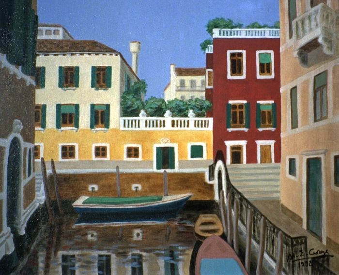 Venise : maison jaune (2e version)