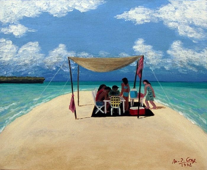 Le pique-nique sur le banc de sable (2e version)