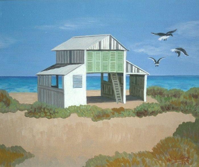Cabanon sur l'île de Moucha