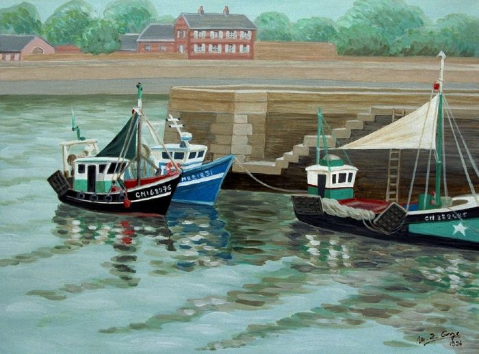 Bateaux de pêche à Honfleur