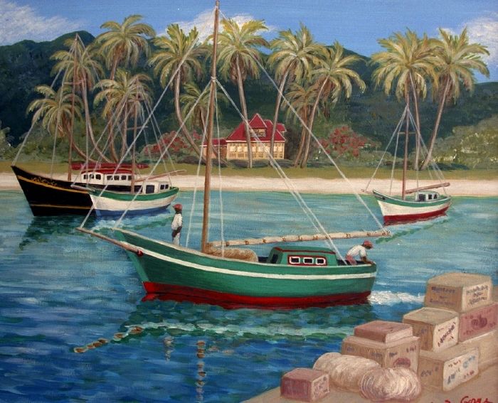 Le port de La Digue