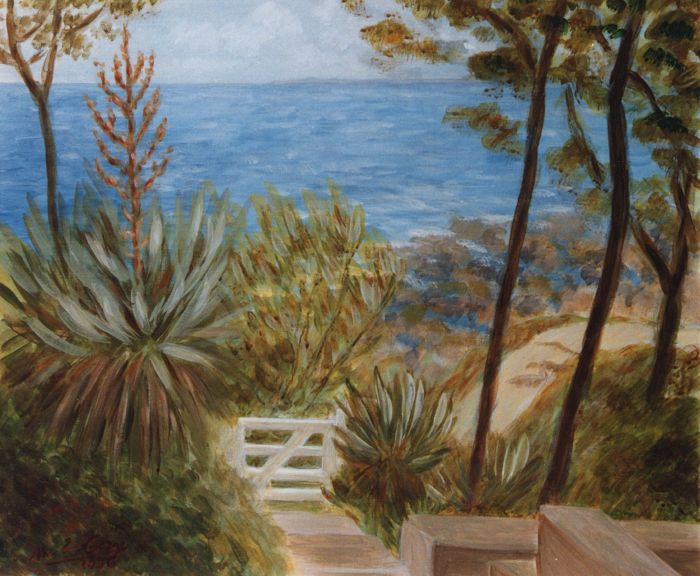 Le jardin de St Gildas l'après-midi