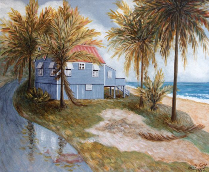 L'hiver à La Barbade (maison bleue)