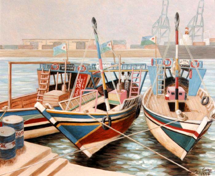 Boutres à Djibouti