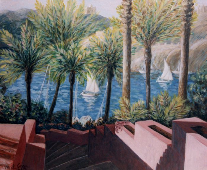 Assouan (dans les jardins du Old Cataract)