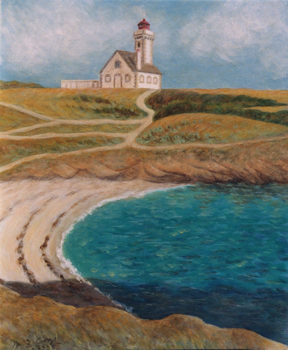 Le phare des Poulains à Belle Île