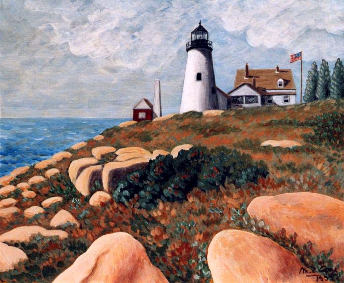 Le phare de Pemaquid Point  (lande)