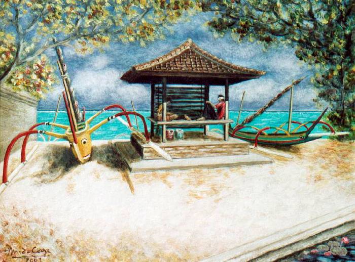 Barques à Bali