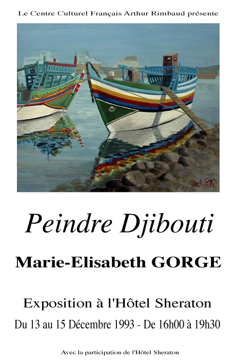 Affiche de l'exposition de Djibouti