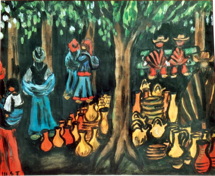 Marché de poteries
