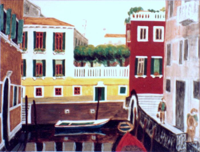 Venise : la maison jaune au jardin suspendu