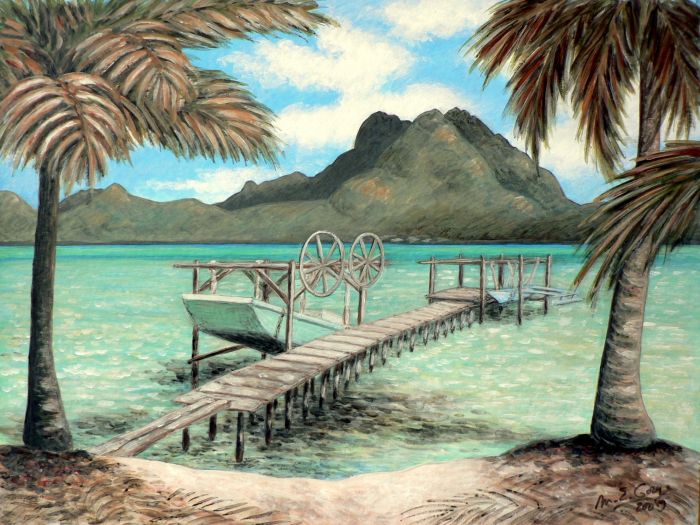 Motu à Bora-Bora
