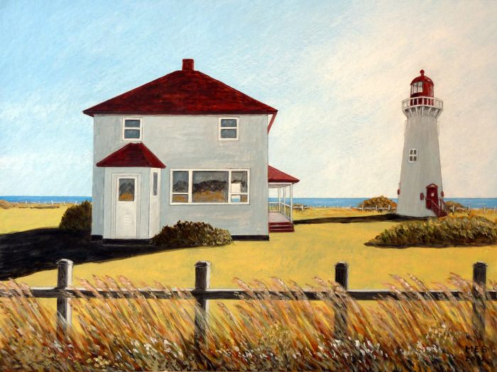 Le phare de Millerand (Île du Havre Aubert)