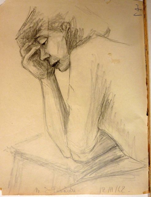 Travaux à l'atelier Charpentier (1963)