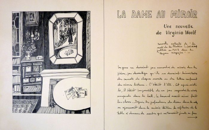 Projet d'illustration pour une nouvelle de Virginia Woolf