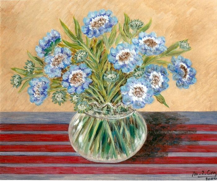 Bouquet de scabieuses