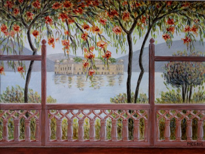Le Jal Mahal sur le lac Man Sagar