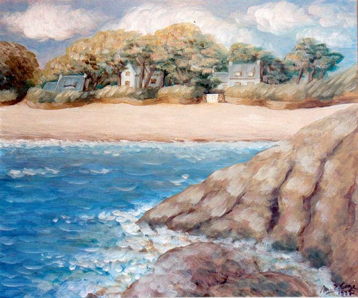 La plage de Port-Maria à St Gildas