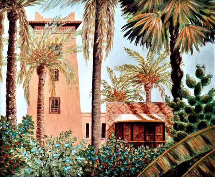 Dans les jardins Majorelle - Kasbah