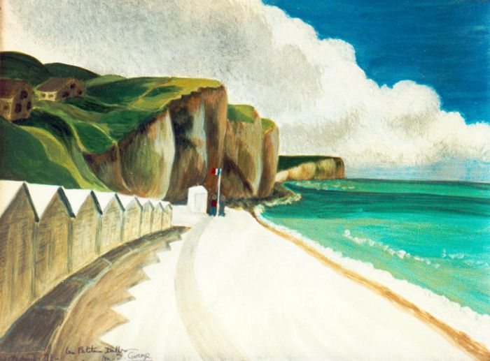 La plage des Petites Dalles